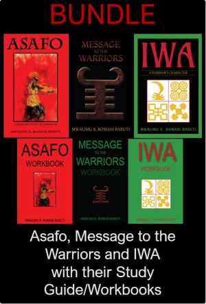 Asafo, Message to The Warriors and IWA and their Study Guide/Workbooks Bundle